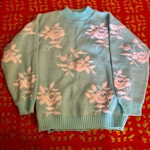 1980’s rose sweater